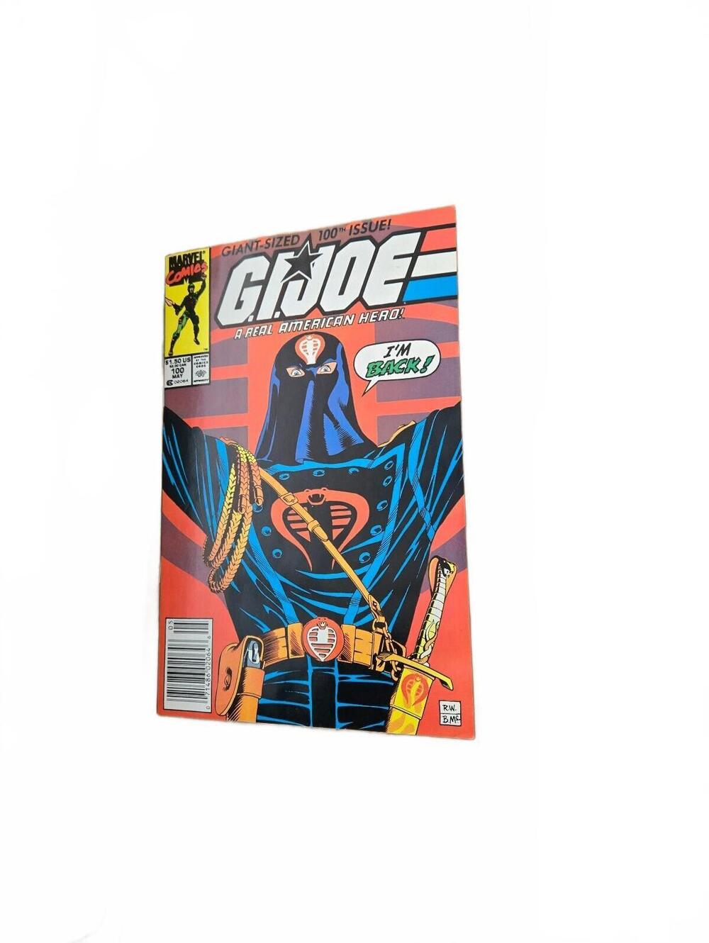 Comic / G.I. Joe #100 Cobra Commander Returns / Marvel / 1990 / NM
